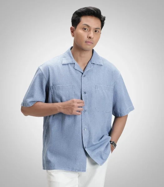Kemeja Denim Pria